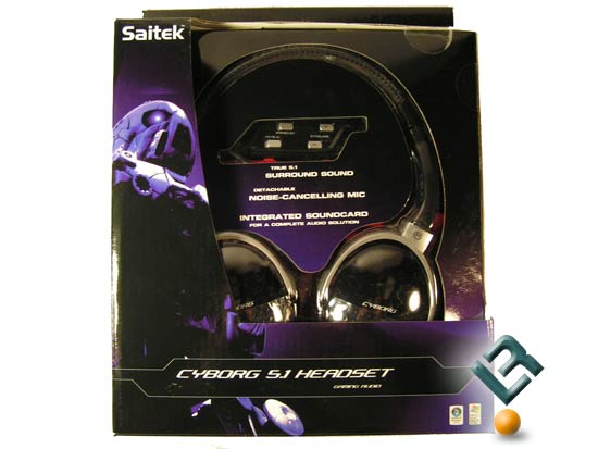 The Saitek Cyborg 5.1 Surround Sound Headset