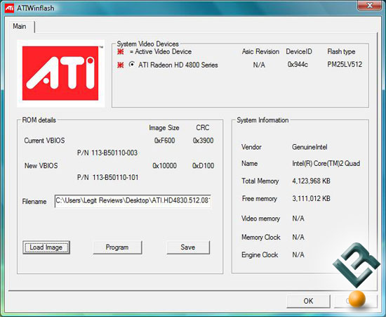 AMD Radeon HD 4830 BIOS