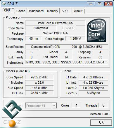 Intel Core i7 965 Processor Overclocking