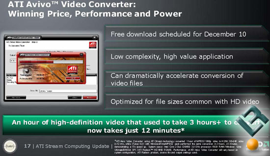 ATI Stream Update for Radeon HD Graphics Cards