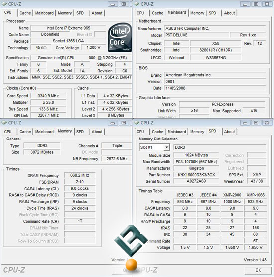 ASUS P6T Motherboard BIOS Settings