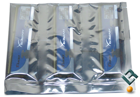 Kingston HyperX DDR3 2GHz Triple Channel Memory Kit Static Bag