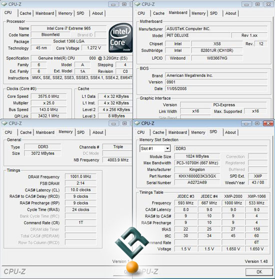 ASUS P6T Motherboard BIOS Settings