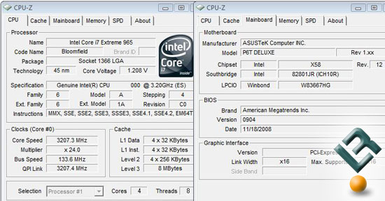 ASUS P6T Motherboard BIOS Settings