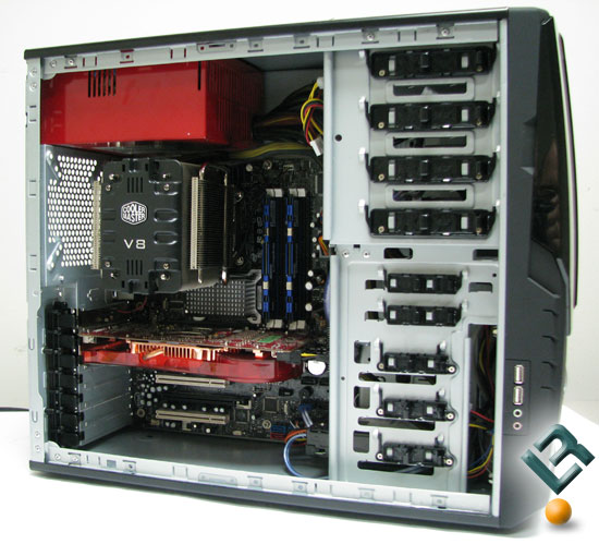 AeroCool AeroRacer Pro with test system installed