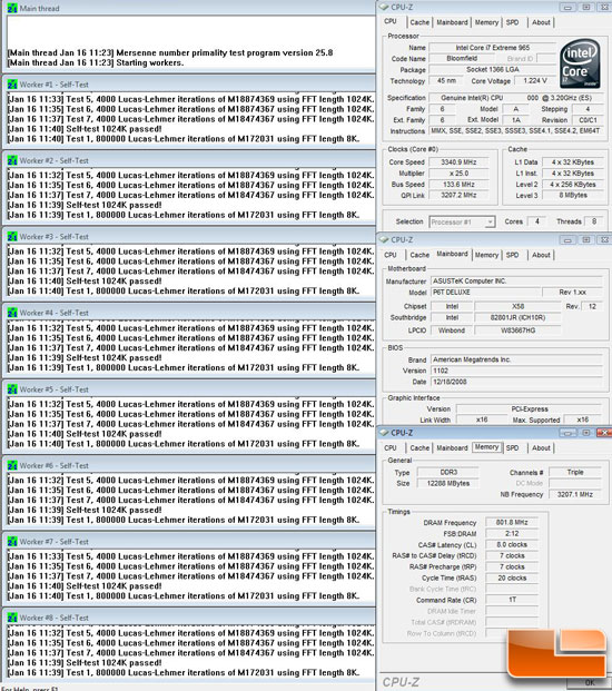 12GB Corsair Dominator DDR3 Sandra Performance