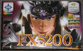 MSI GeForce FX5200-TDR128