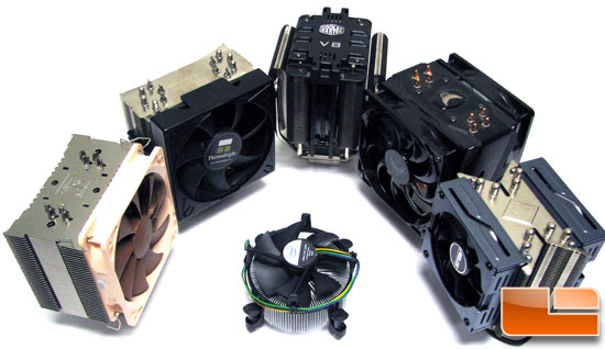 6-Way Intel Core i7 CPU Cooler Roundup