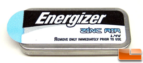 Energizer Zinc Air Prismatic battery