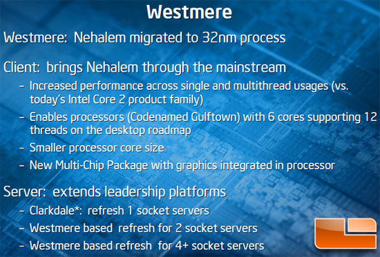 Intel 32nm Westmere Processor