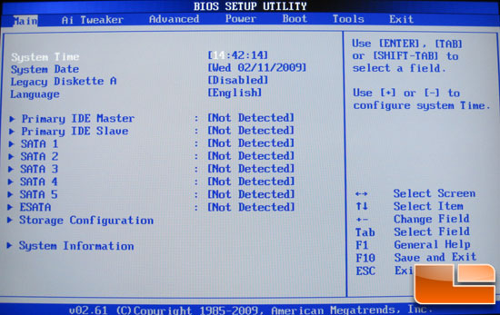 ASUS M4A79T Bios Setup Pictures