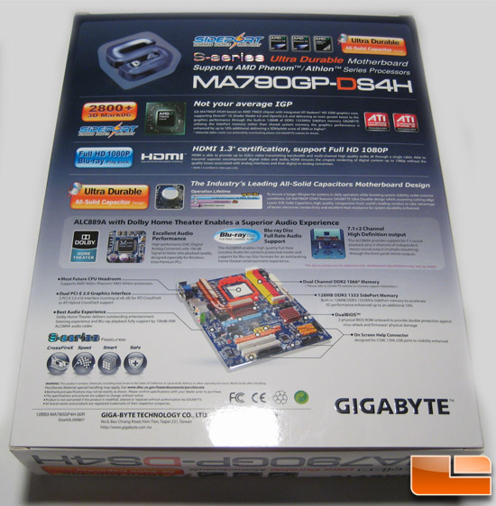 Gigabyte GA-MA790GP-DS4H Review