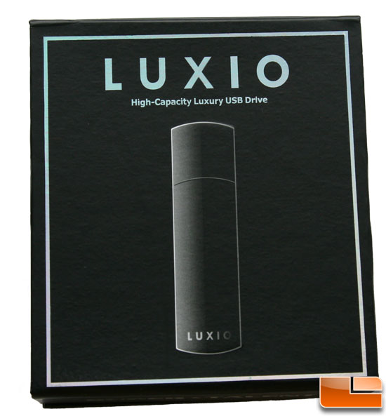 Super Talent Luxio 64GB USB 2.0 Flash Drive Box Front