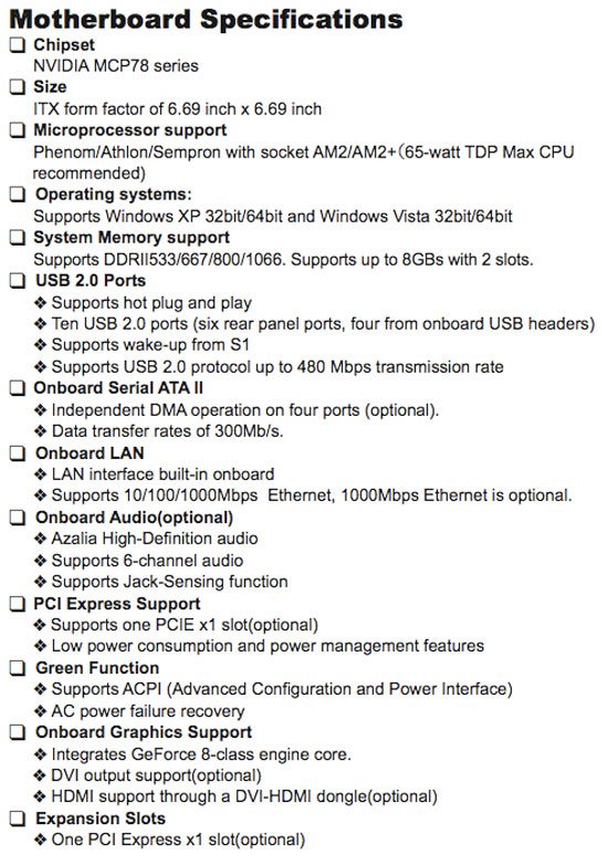 Zotac 8200-ITX WiFi Review