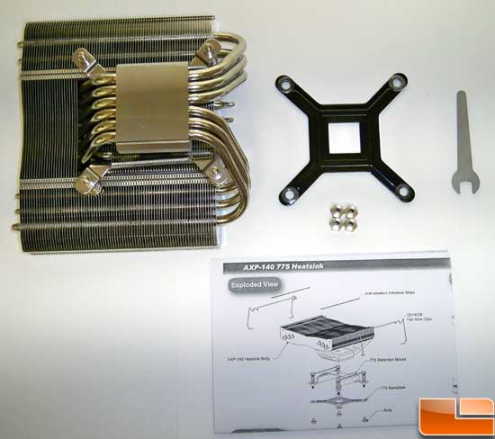 Thermalright AXP-140 CPU Cooler Instructions