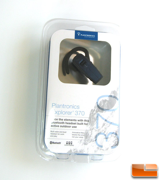 Plantronics Explorer 370 Bluetooth Headset Retail Box
