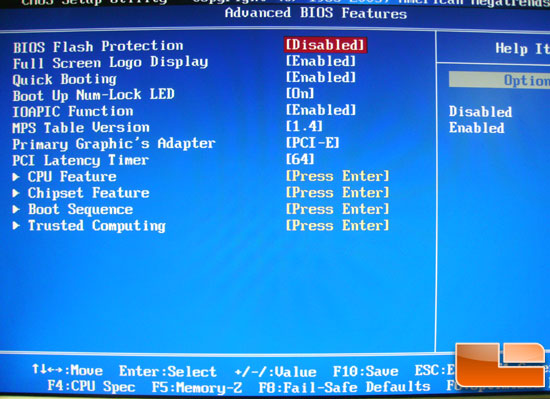 MSI 790GX G65 BIOS Advanced BIOS