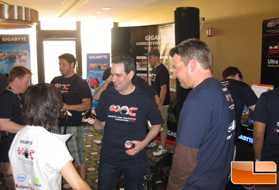 Gigabyte Open Overclocking Championship 2009 Competition Area