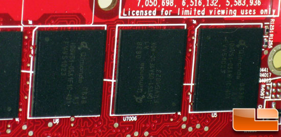 ATI Radeon HD 4770 512MB Video Card Memory Chip