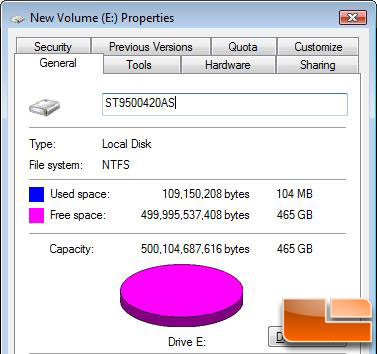 Seagate Momentus 7200.3 320GB Drive Capacity