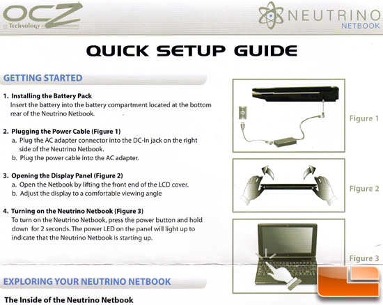 OCZ Neutrino DIY Netbook