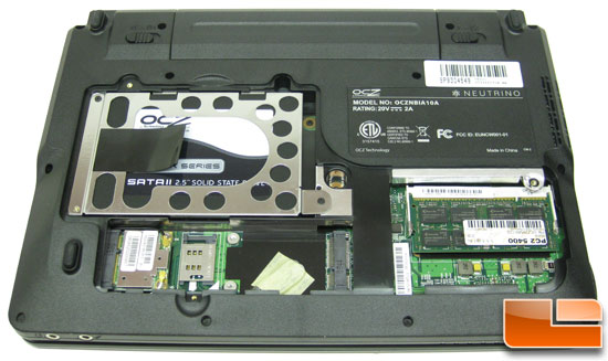 OCZ Neutrino DIY Netbook