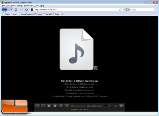 HipServ Music Player