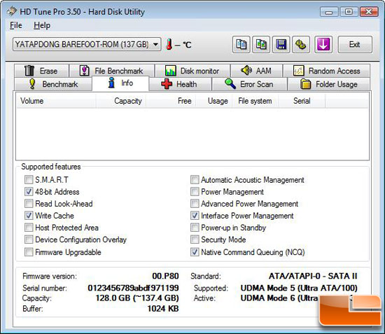 OCZ Vertex EX 120GB Firmware 1.10