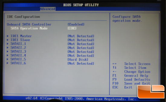 ASRock M3A780GXH HDD Settings