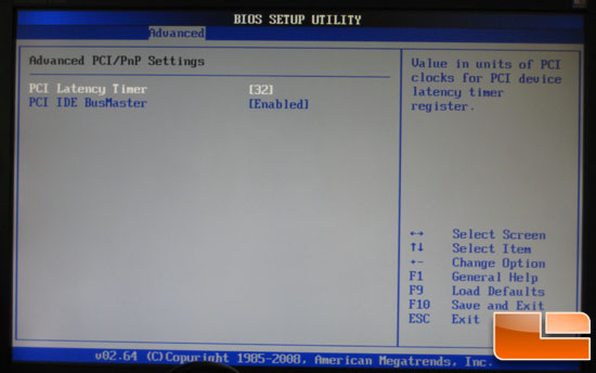 ASRock M3A780GXH PCI Configuration