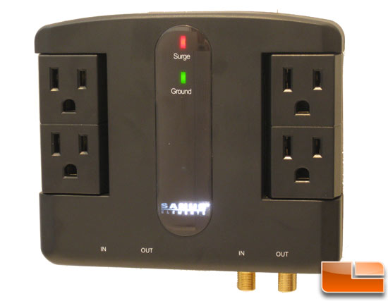 Sanus Elements ELM203-B1 Surge Protector