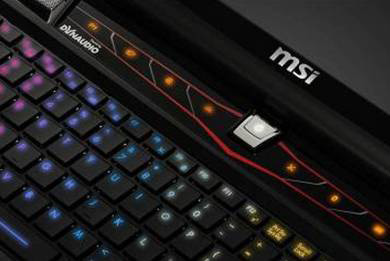 MSI GT70/GT60 SteelSeries illuminated keyboard