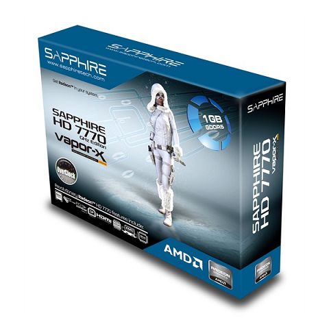 SAPPHIRE HD 7770 Vapor-X box