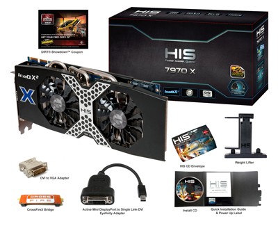 HIS Introduces The HD 7970 X 3GB Graphics Card With GHz Chipset