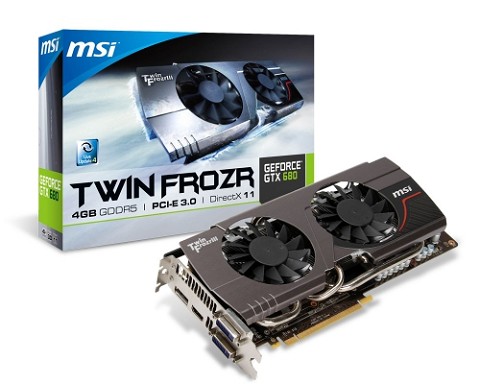 MSI Introduces Two GTX 680’s With Twin Frozr III Coolers and 4GB RAM