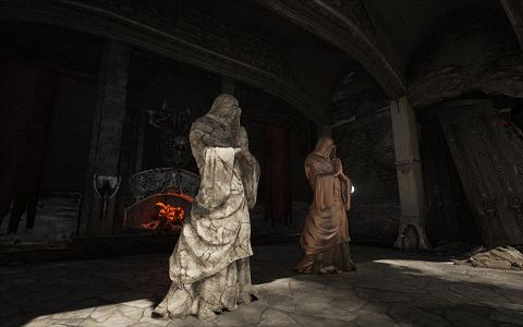 UE4 demo: statues