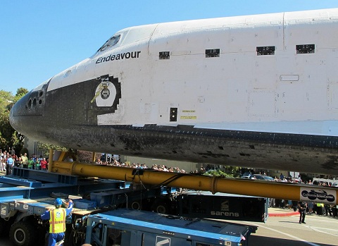 Endeavour Space Shuttle in Inglewood