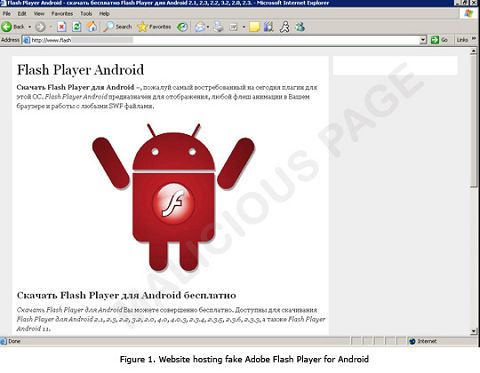Fake Flash Player Malware Targets Android Phone Users