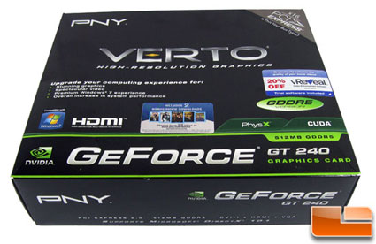 PNY VERTO GeForce GT 240 PNY VERTO GeForce GT 240