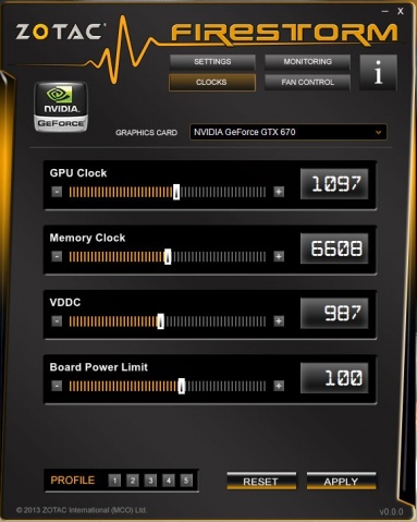 ZOTAC FireStorm