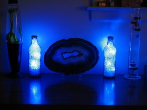 Bawls Blue Crystal LED Light