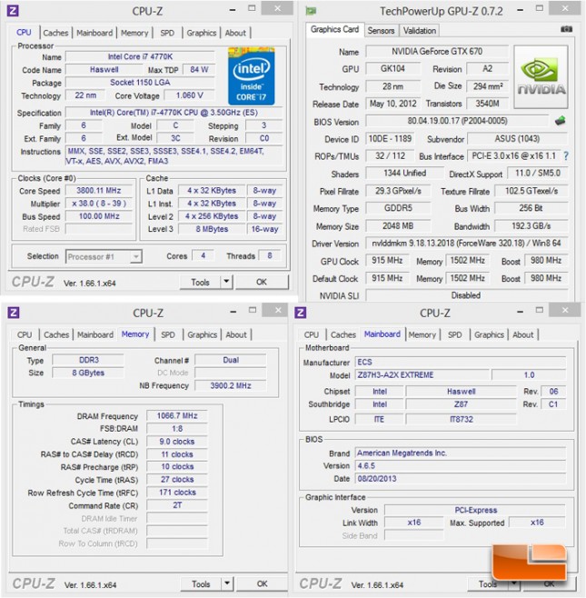 ECS Z87H3-A2X Extreme System Settings