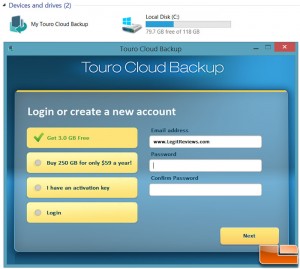 HGST Touro Cloud Backup