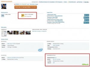 ASRock Z87 OC Formula Record