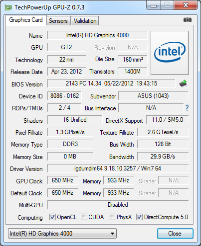 Intel 9.18.10.3257 Video Card Driver