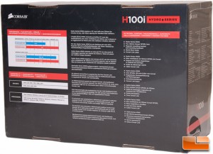 Corsair H100i Box Rear