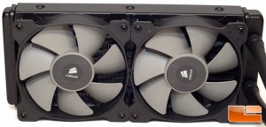 Corsair H100i Fans Installed