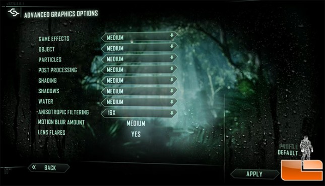 HD7870 Crysis 3 Graphics Advanced Settings