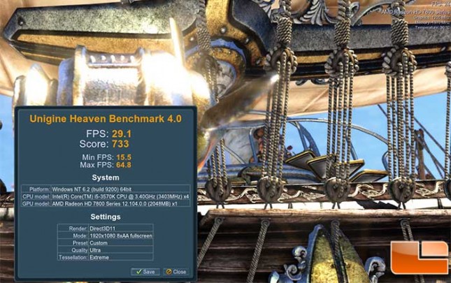 HD7870 Heaven Overclocked Best Results