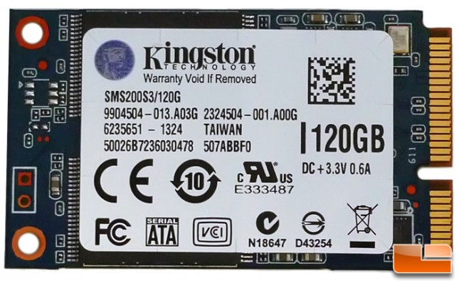 Kingston 120GB mSATA Review - Legit Reviews